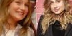 Antes e depois de Sasha Meneghel