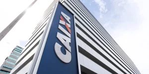 m de prédio da Caixa Econômica Federal