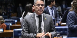Foto: 1 de 1 O senador Alessandro Vieira (MDB-SE) — Foto: Carlos Moura/Agência S