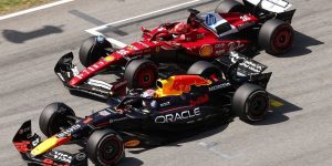Charles Leclerc, Ferrari, Max Verstappen, Red Bull Racing