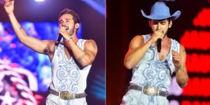 João Raul canta "Fora do Compasso" no Caldas Country • Natália Rampinelli/AgNews