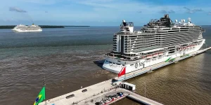 Cruzeiros flutuantes chegam a Belém para a COP30