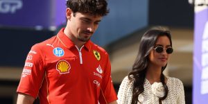 Charles Leclerc, Alexandra Saint Mleux, Ferrari, Abu Dhabi, 2024