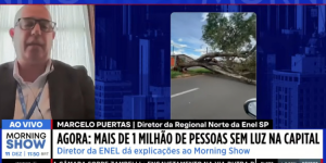 Enel explica razões para demora no restabelecimento de energia em SP
