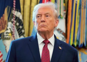 U.S. President Donald Trump in the oval office