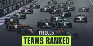 The scene at the start of the 2025 Abu Dhabi Grand Prix