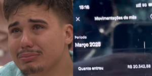 Pedro, do 'BBB 26', revela ter dois carros e faturamento de R$ 20 mil em vídeo antigo e web detona o Pipoca