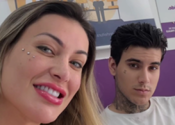 Andressa Urach no hospital após polêmica e briga religiosa