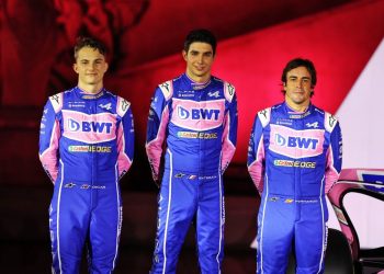 Fernando Alonso, Esteban Ocon, Oscar Piastri, Alpine