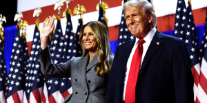 First Lady Melania Trump and President Donald Trump.