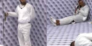 Ricardinho e Matheus no Quarto Branco do "BBB26" (Reprodução TikTok/ montagem)