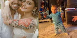 Viúvo de Isabel Veloso compartilha primeiros passos do filho