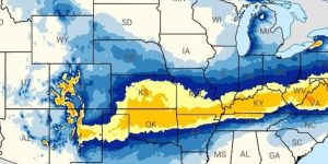 Divulgação/ Serviço Meteorológico dos EUA