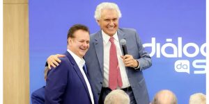 Foto: 1 de 1 O presidente nacional do PSD, Gilberto Kassab, e o governador do Go