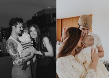 Luan Santana e Jade Magalhães celebram 1º ano de vida da filha (Luan Santana e Jade Magalhães celebram 1º ano de vida da filha. Reprodução
