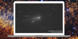 Cometa 3I/ATLAS acelera rumo ao espaço interestelar com transmissão ao vivo