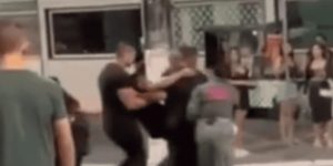 Confusão em quiosque de praia termina com disparo de policial