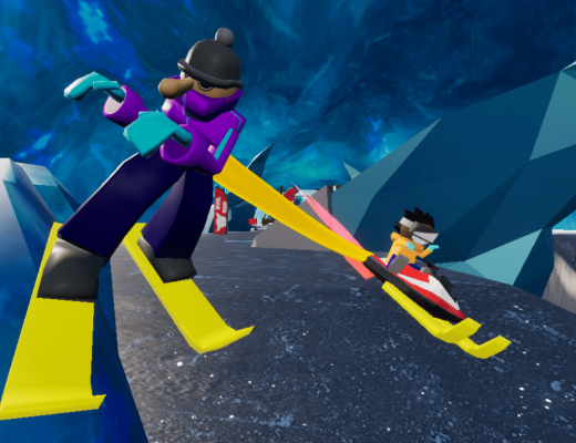 Skijoring traz corrida cooperativa e estilo arcade ao Steam