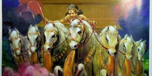 Significado dos sete cavalos e sete rodas nos Vedas