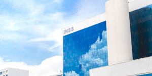 Fachada do bloco central INSS