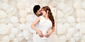 Amanda Gontijo confirma sexo da filha em chá revelação íntimo