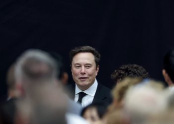 Elon Musk at an event