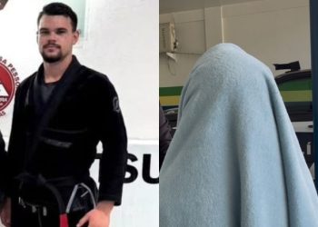 Jitsu e vítima (Reprodução/Divulgação)