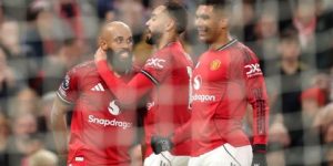 Mbeumo, Matheus Cunha e Casemiro, os autores dos gols do Manchester United contra o Brighton