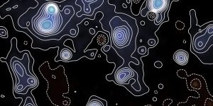 Mapa mostra o esqueleto oculto que mantém o cosmos unido