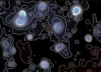 Mapa mostra o esqueleto oculto que mantém o cosmos unido