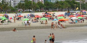 A Baixada Santista tem o maior número de praias com bandeiras vermelhas