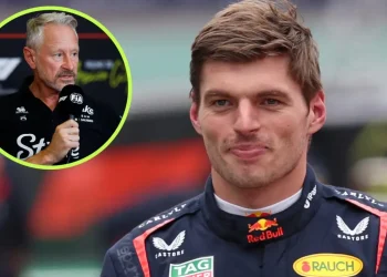 Jonathan Wheatley and Max Verstappen