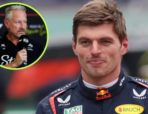 Jonathan Wheatley and Max Verstappen