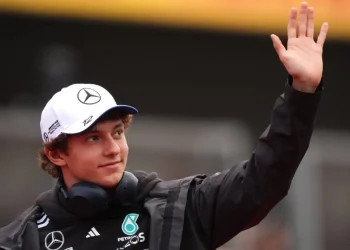 Kimi Antonelli, Mercedes, 2025 Hungarian Grand Prix.