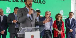 O prefeito de São Paulo, Ricardo Nunes (MDB