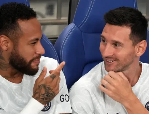 s Neymar e Lionel Messi durante seu tempo no PSG