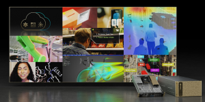 Nvidia AI application showcase.