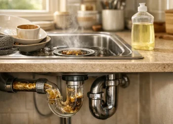 O que é bom para desentupir pia de cozinha?