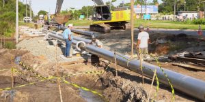 Sanepar moderniza adutoras em Guaratuba antes do Carnaval