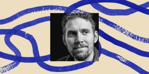 of Charlie Warzel surrounded by a border