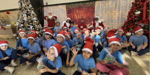 Papai Noel dos Correios entrega presentes a crianças de até 10 anos em Rio Bonito do Iguaçu