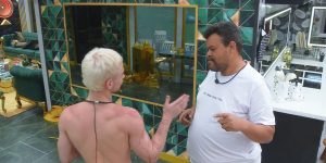 Babu Santana orienta Juliano Floss sobre convivência no BBB 26