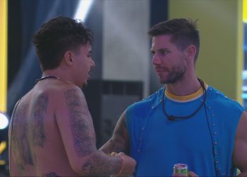 Jonas Sulzbach questiona choro de Pedro na festa do BBB 26