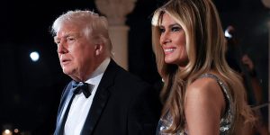 President Donald Trump and first lady Melania Trump