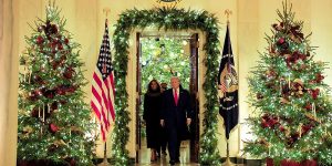 President Donald Trump and first lady Melania Trump