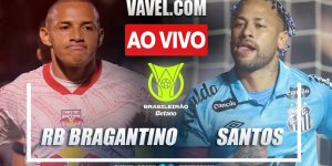 Empate entre Bragantino e Santos no Brasileirão
