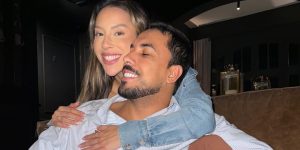 Renata Saldanha completa 34 anos e recebe declaração de Maike