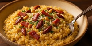 risoto de pinhão