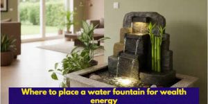 Onde posicionar uma fonte d'água para atrair energia de riqueza