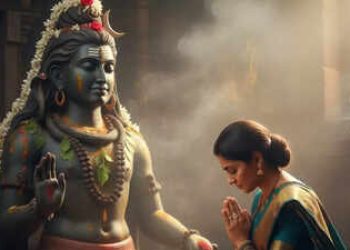 m ilustrativa sobre a conexão espiritual com Lord Shiva